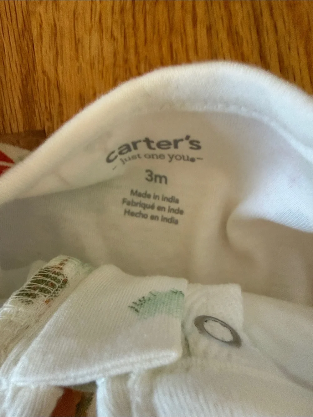 Carter's Farm Tractor Zip-Up Onesie Size 3 Months